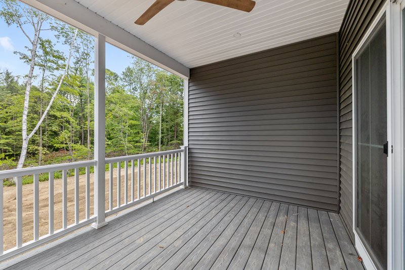 New Porch and Deck by Dean's Construction in Elmira NY